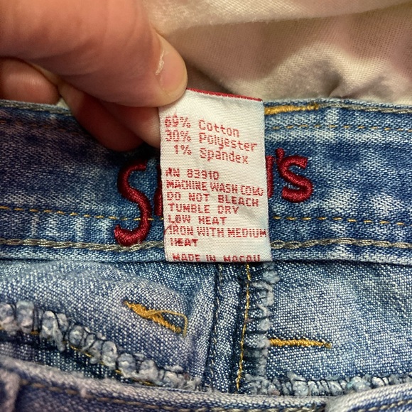 👖 Dungarees Smith’s Size 5 Juniors Boot Cut Jeans 💝 - Picture 8 of 11